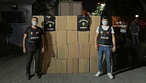İzmir'de 2 Milyon 340 bin kaçak makaron ele geçirildi