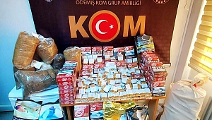 İzmir'de kaçak tütün operasyonu: 2 gözaltı