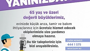 Karşıyaka Belediyesi 65 yaş üstünü unutmadı