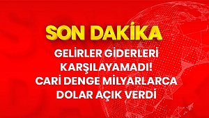 Merkez Bankası açıkladı: Cari açık yine arttı 12 aylık cari açık 31 milyar 858 milyon dolar
