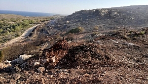 Çeşme'de, eski çöplükte yeniden çıkan yangının ardından sıkı önlemler planlandı