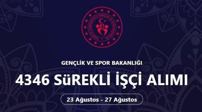 GSB personel alımı başvuru şartları neler? Gençlik ve Spor Bakanlığı işçi alımı başvurusu nasıl yapılır?