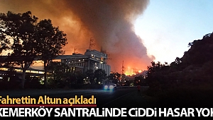 İletişim Başkanı Altun’dan yangında etkilenen Kemerköy termik santrali hakkında açıklama