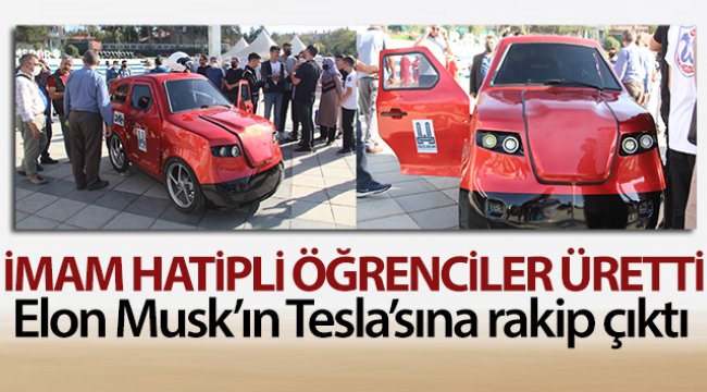 İmam Hatipli öğrenciler elektrikli araba üretti, Elon Musk'ın Tesla'sına rakip çıktı