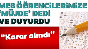 MEB'den öğrencilere müjde
