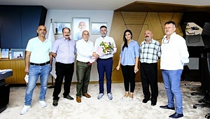 Başkan Sandal'a makam ziyaretleri