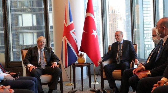 Cumhurbaşkanı Erdoğan, New York'ta İngiltere Başbakanı Johnson'la görüştü