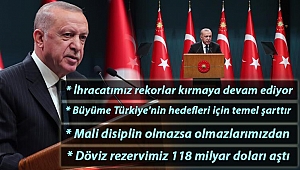 Erdoğan'dan kabine toplantısı sonrası ekonomi mesajları: Milli gelir hedefi 1 trilyon dolar