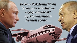 ‘Türkiye yangın uçağını Rusya’dan alacak’ iddiası