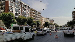 İzmir'de drone destekli trafik denetimi: 40 sürücüye toplamda 9 bin 282 lira cezai işlem