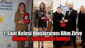 1. Saat Kulesi Uluslararası Altın Zirve Ödülleri sahiplerini buldu