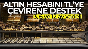 Altın hesabını TL'ye çevirene destek