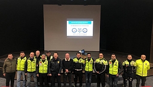 Torbalı’da motosiklet sürücülerine trafik güvenliği semineri