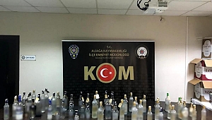 İzmir'de sahte içki servisi yapan eğlence mekanına polisten baskın