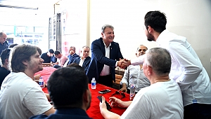 Başkan İduğ’dan sokak sokak ziyaret