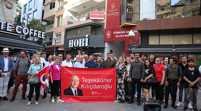 CHP Konak Gençlik kolları: Teşekkürler Kılıçdaroğlu
