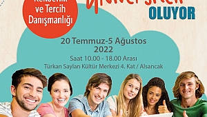 Konaklı gençlere üniversite yolunda rehber desteği