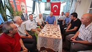 Başkan Sandal, mahalle gezilerine devam ediyor : İhtiyaç duyulan her yerdeyiz