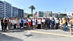 PERGEL üyesi kadınlardan şiddete karşı farkındalık eylemi