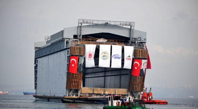 Türkiye’nin yeni devi suya indirildi! Daha önce böylesini görmediniz! Dünyada ilk...