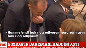 Bakan Bozdağ'ın basın danışmanının sözleri gündem oldu: FOX muhabirinin soru sormamasını istedi