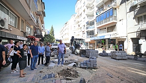 Batur'dan sokak yenileme çalışmalarına yerinde inceleme