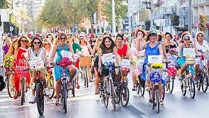 Süslü Kadınlar Karşıyaka'da pedallayacak