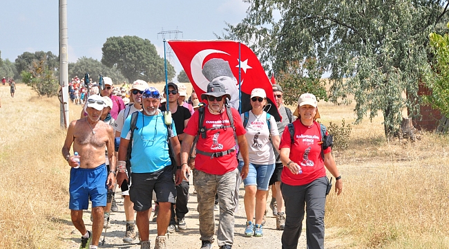Zafer Yolu kafilesi Uşak’ta