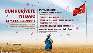 İzmir'de üç gün üç gece 99. yıl kutlaması