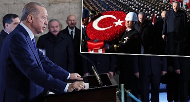 Cumhurbaşkanı Erdoğan, Anıtkabir Özel Defteri'ni imzaladı