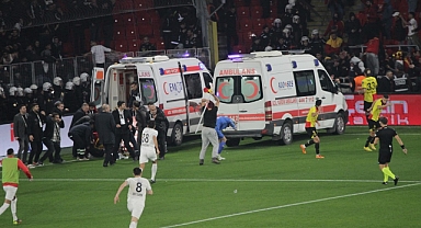 Göztepe - Altay maçı sırasında kaleciye saldıran taraftar tutuklandı