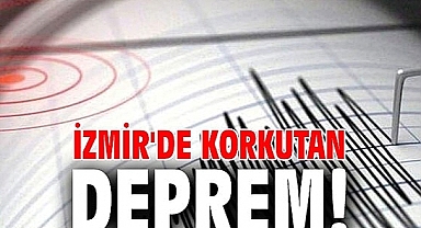 Son dakika haberi... İzmir'de yine deprem oldu