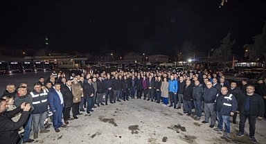 Başkan Soyer, ESHOT emekçilerinin yeni yılını kutladı