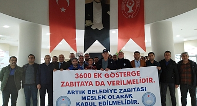 CHP’li Sertel zabıtaları dinledi : Zabıtalar 3600 ek gösterge ve meslek olmayı istiyor