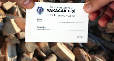Efes Selçuk Belediyesi'nden yakacak fişi