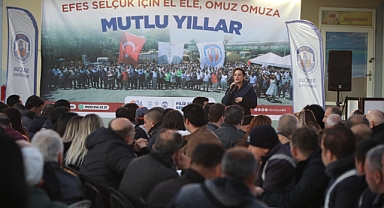 Efes Selçuk'te yılbaşı buluşması: Başkan'dan emekçilere teşekkür