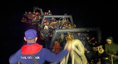 İzmir'de Yunanistan'ın geri ittiği 182 kaçak göçmen kurtarıldı
