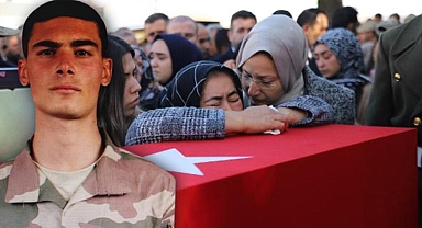 Şehit sözleşmeli er Hüseyin Korkmaz gözyaşlarıyla son yolculuğuna uğurlandı