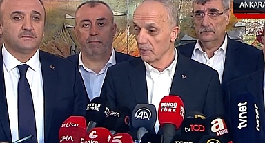 Türk-iş Genel Başkanı Ergün Atalay: Asgari ücrette teklifimiz 9 bin TL