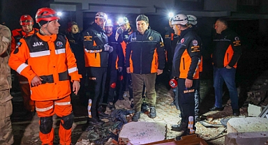Başkan Erhan Kılıç ve arama kurtarma ekibi Osmaniye’de