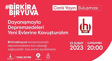 “Bir Kira Bir Yuva” kampanyası Halk TV’de milyonlara ulaşacak