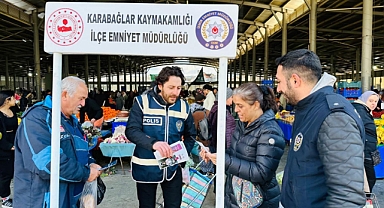 İzmir Karabağlar ilçe Emniyet Müdürlüğü'nden KADES bilgilendirmesi