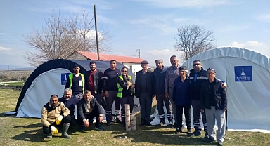 Kahramanmaraş ve çevresindeki 40 köyde İzmir dayanışması