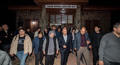Başkan Soyer usta edebiyatçıyı ölüm yıl dönümünde doğduğu köyde andı