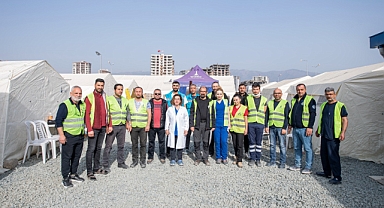 Hatay’daki sahra hastanesinde günde 350 hasta tedavi ediliyor