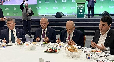 Millet İttifakı'nın 4 lideri İstanbul'da iftarda bir araya geldi
