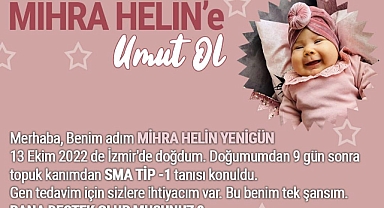 SMA Hastası Mihra Helin bebek yardım bekliyor