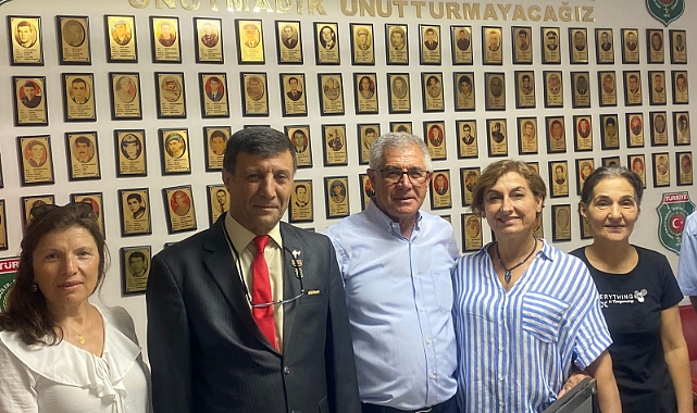 Şehit Polis Aileleri Yardımlaşma ve Dayanışma Derneği Başkanı Yüksel Çelik'ten, Türkiye Harp Malulü Gaziler, Şehit Dul ve Yetimleri Derneği İzmir Şubesi'ne ziyaret