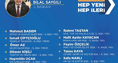 AK Parti İzmir'de A takımı belli oldu