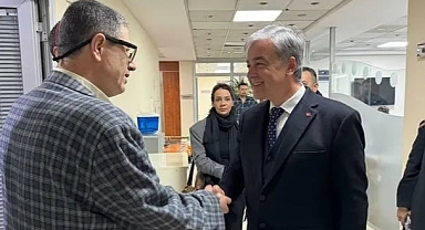 Çiğli Belediye Başkan Adayı Murat Gökçekaya Belediyeyi ziyaret etti